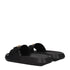Versace Black Leather Slippers